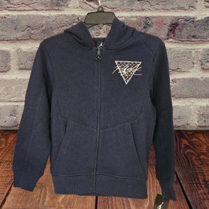 NIKE BLUE JUMPMAN FLIGHT HOODED BOY'S SWEATSHIRT - SIZE MEDIUM